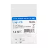 LogiLink NK4006 módulo keystone RJ45, Cat.5e UTP, conexión por desplazamiento 90°, blanco