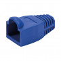 LogiLink MP0066 protector de conector RJ45 de 6,5 mm, azul (50 uds.)