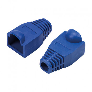 LogiLink MP0066 protector de conector RJ45 de 6,5 mm, azul (50 uds.)