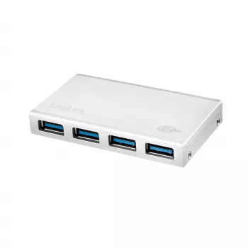 LogiLink UA0421 concentrador USB 3.0, 4 puertos, con fuente de alimentación