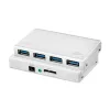 LogiLink UA0421 concentrador USB 3.0, 4 puertos, con fuente de alimentación