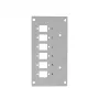 LogiLink FB5002 panel frontal de fibra óptica, 6 LC-D / 6 SC-S, para distribuidor de empalmes