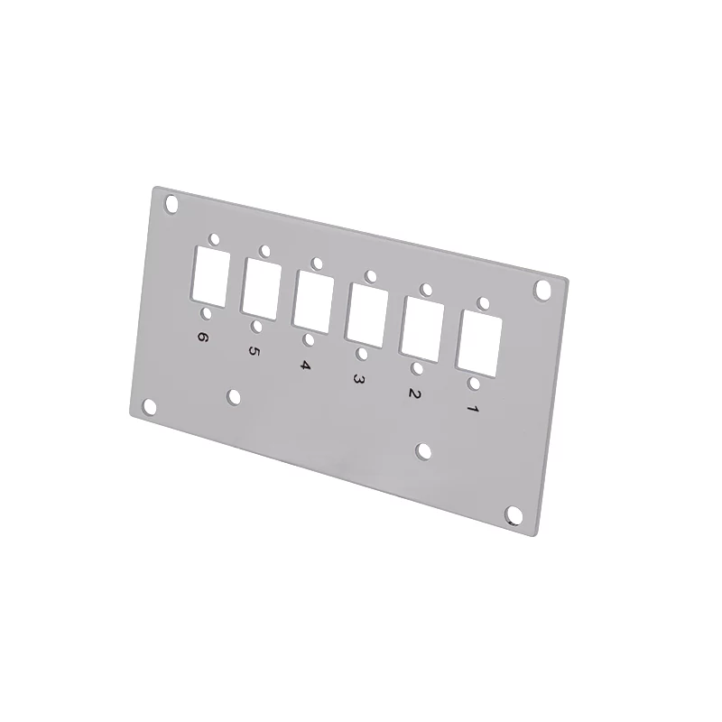 LogiLink FB5002 panel frontal de fibra óptica, 6 LC-D / 6 SC-S, para distribuidor de empalmes
