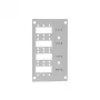 LogiLink FB5003 placa frontal de fibra óptica 12 LC-D / 12 SC-S para distribuidor de empalmes