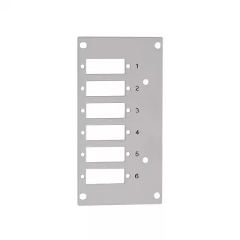 LogiLink FB5004 placa frontal de fibra óptica 6 SC-D / 6 LC-Q para distribuidor de empalmes