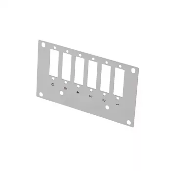 LogiLink FB5004 placa frontal de fibra óptica 6 SC-D / 6 LC-Q para distribuidor de empalmes