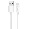 LogiLink CU0319 cable USB 2.0 Type-C, A/M a C/M, 480 Mbps, 60 W, nailon, blanco, 0,15 m