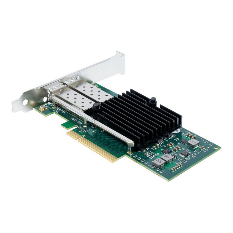 Inter-Tech ST-723 tarjeta de red, PCIe x8, SFP+ doble, 10 Gbit/s