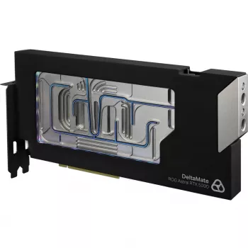 Thermal Grizzly DeltaMate bloque de agua para GPU ROG Astral RTX 5090, negro/plata