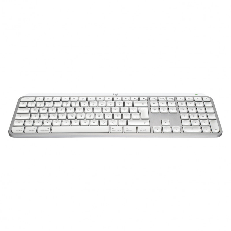 Logitech Master Series MX Keys S for Mac 920-011628 teclado, distribución suiza (CH), gris claro