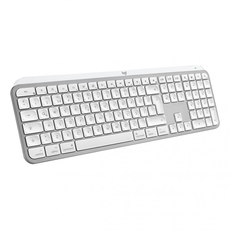 Logitech Master Series MX Keys S for Mac 920-011628 teclado, distribución suiza (CH), gris claro