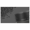 Logitech Wave Keys 920-012289 teclado ergonómico inalámbrico, 2,4 GHz / Bluetooth, distribución suiza (CH), grafito