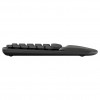 Logitech Wave Keys 920-012289 teclado ergonómico inalámbrico, 2,4 GHz / Bluetooth, distribución suiza (CH), grafito