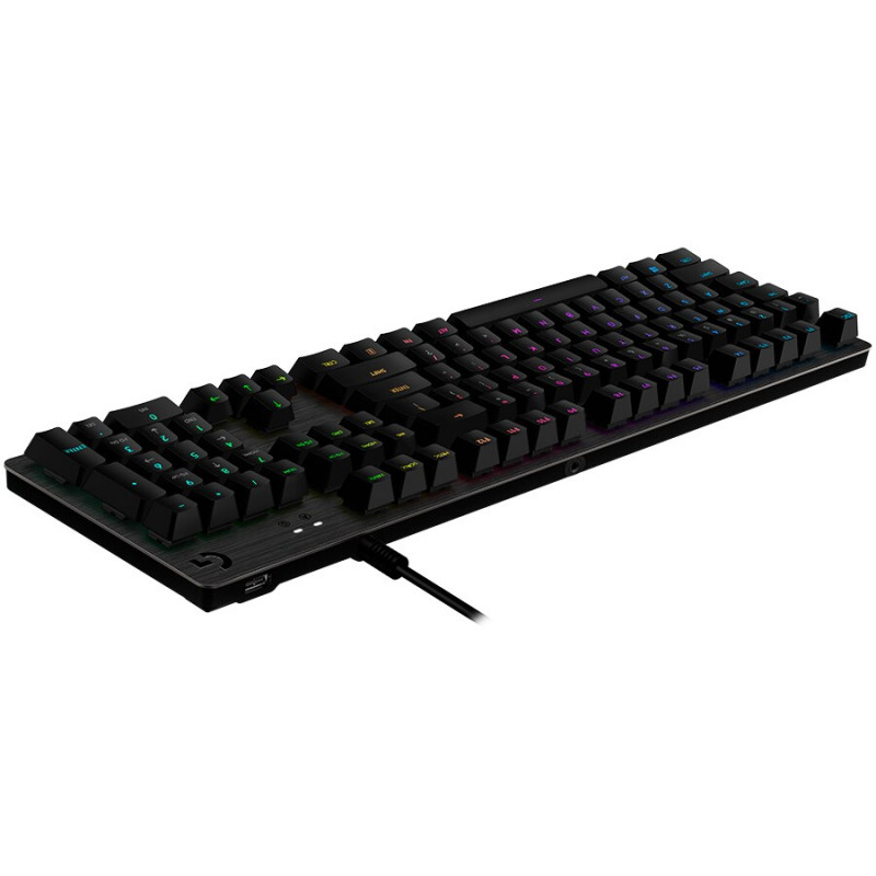 Logitech G512 920-009350 teclado mecánico para juegos retroiluminado, interruptores GX