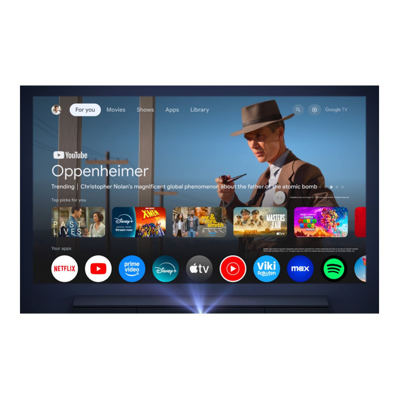 Anker Nebula X1 Pro (D21513F1) proyector, 4K UHD (3840 x 2160), 3500 lúmenes ANSI, Wi-Fi, negro