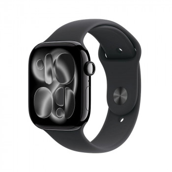 Apple Watch Series 11 reloj inteligente 5G, caja de aluminio de 46 mm, M/L, negro, MFC44QL/A