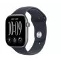 Apple Watch Series 12 GPS reloj inteligente, 46 mm, caja de aluminio en gris espacial, correa deportiva Sport azul marino S/M