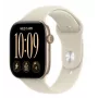 Apple Watch Series 12 GPS reloj inteligente, 46 mm, caja de aluminio oro claro, correa deportiva arena S/M