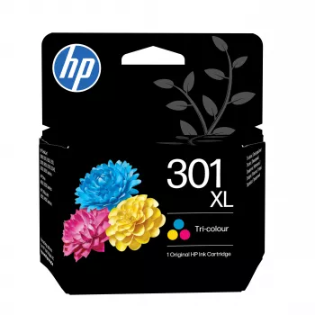 Cartucho de tinta HP 301XL, color, 300 páginas