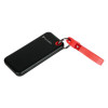 SSD portátil Verbatim Pocket 32434, 128 GB, USB 3.2 Type-C, negro/rojo