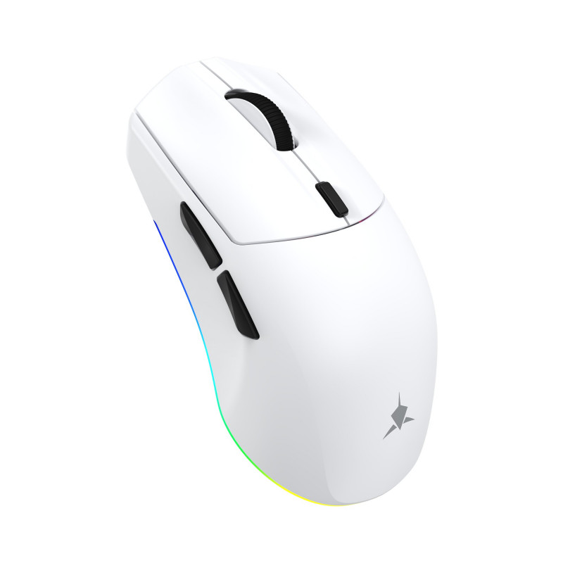 White Shark CADOR WGM-5020 ratón gaming, blanco