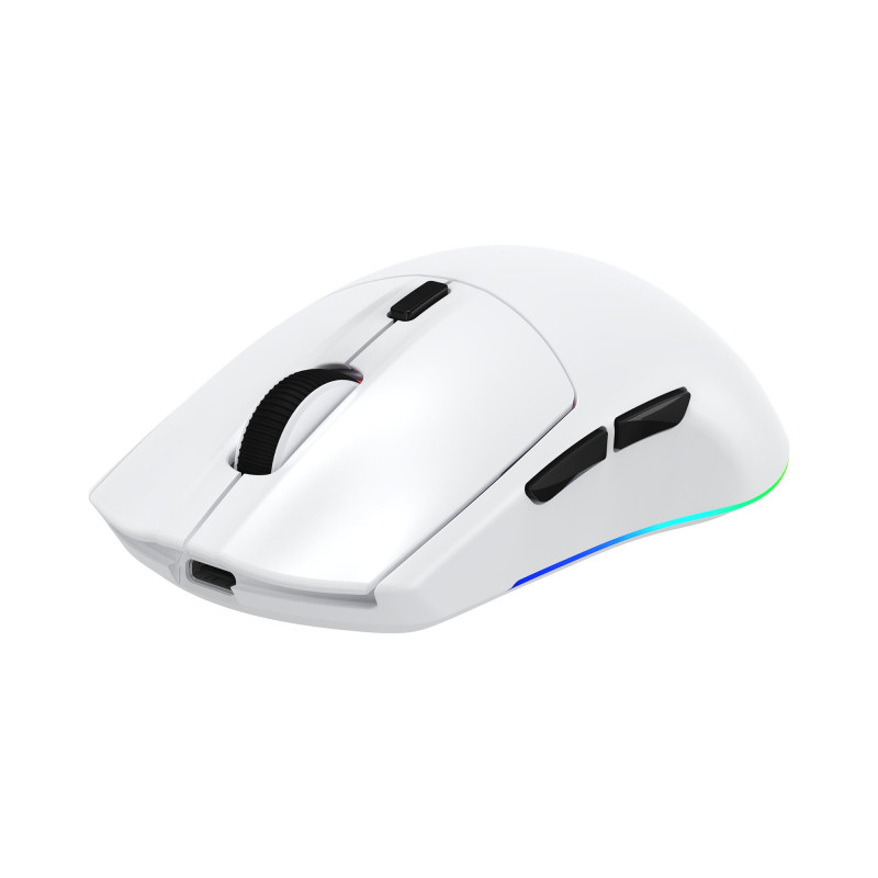 White Shark CADOR WGM-5020 ratón gaming, blanco