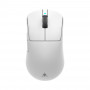 White Shark BORS-W WGM-5021 ratón gaming inalámbrico, 12000 DPI, negro