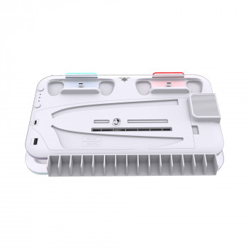 White Shark KIMURA PRO PS5 base de refrigeración con 2 estaciones de carga, blanca