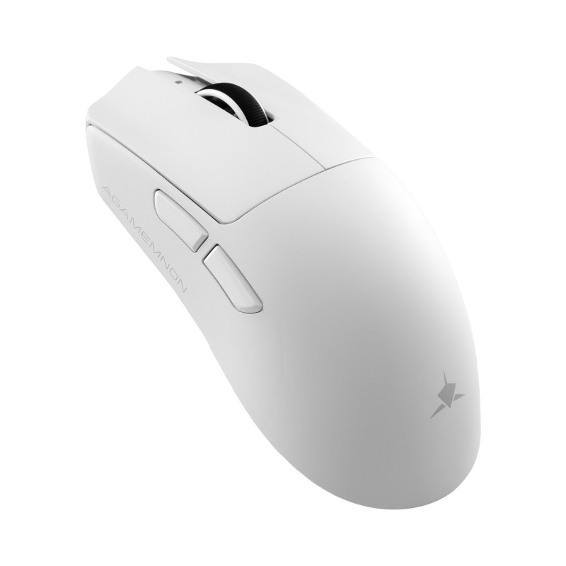 White Shark AGAMEMNON WGM-9012 ratón gaming, blanco
