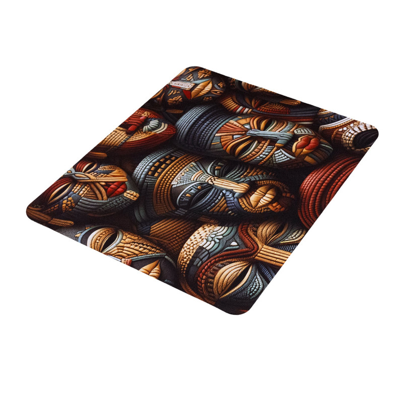 Sbox BALAM M MP-04 alfombrilla de ratón, 300x250 mm, negra con estampado