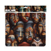 Sbox BALAM M MP-04 alfombrilla de ratón, 300x250 mm, negra con estampado