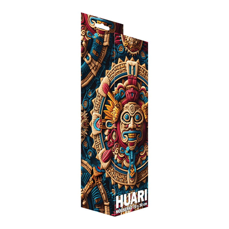 Sbox HUARI XL MP-05 alfombrilla de ratón, 700x300 mm, negra con estampado