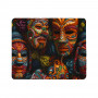 Sbox VIRACOCHA M MP-07 alfombrilla de ratón, 300x250 mm, negra con estampado