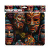 Sbox VIRACOCHA M MP-07 alfombrilla de ratón, 300x250 mm, negra con estampado