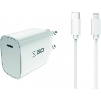 Cargador para dispositivos móviles 2GO 797277, para interior, 12 V, blanco