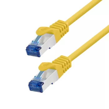 LogiLink CP4017S cable de conexión Cat.6A CCA S/FTP LSZH, 0,25 m, amarillo, EconLine