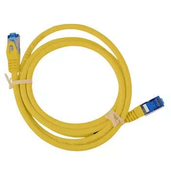 LogiLink CP4027S cable de conexión Cat.6A CCA S/FTP LSZH, 0,5 m, amarillo, EconLine