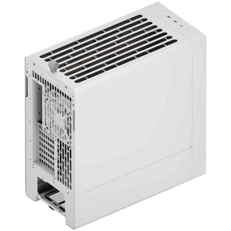 HAVN BF 360 Flow Solid caja de PC, Midi Tower, E-ATX, blanca