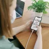 LogiLink CU0244 cable USB 2.0 de USB-C a Micro-USB, 480 Mbps, 12 W, blanco, 2 m