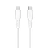 LogiLink CU0263 cable USB 2.0 de USB-C a USB-C, 480 Mbps, 60 W, blanco, 1,5 m