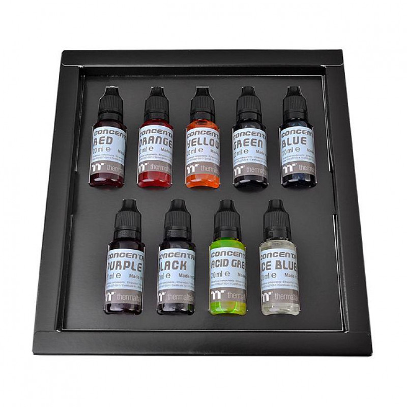 Kit de concentrado de refrigerante Thermaltake TT Premium CL-W221-OS00SW-A, 9 x 20 ml