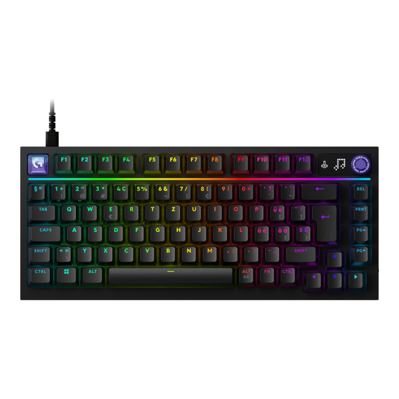 Logitech G316 X 75 teclado para juegos, negro, US International