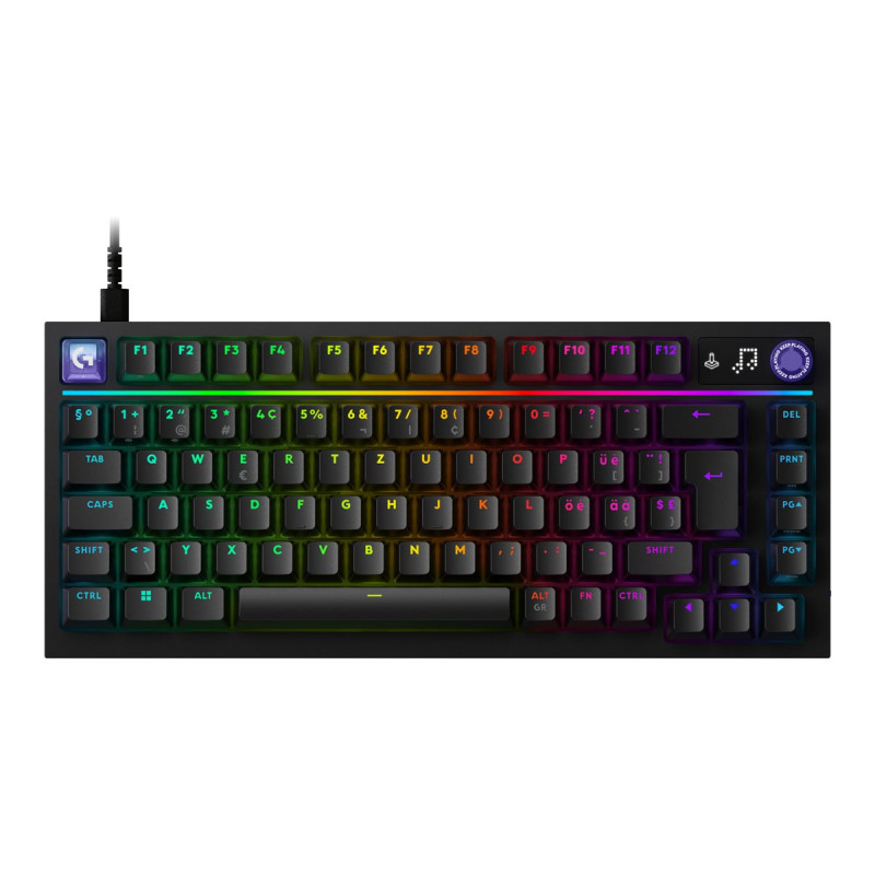Logitech G316 X 75 teclado para juegos, negro, US International