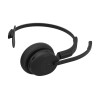Jabra Evolve3 45 MS Mono auriculares con micrófono y Link 390c, supraaurales, Bluetooth, negros