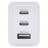 dbramante1928 CI70CCWH4436 adaptador de corriente, 70 W, 2x USB-C + 1x USB-A, enchufe UE, blanco