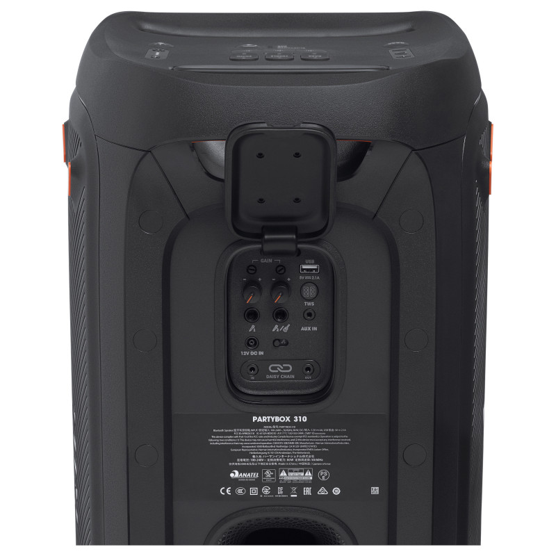 JBL PartyBox 310 JBLPARTYBOX310EU altavoz portátil para fiestas, inalámbrico, Bluetooth, control por app, 240 W, de dos vías, negro