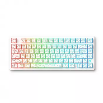 Mchose Jet 75 HW-Jet75-8 teclado gaming, interruptores Kailh Magnetic God