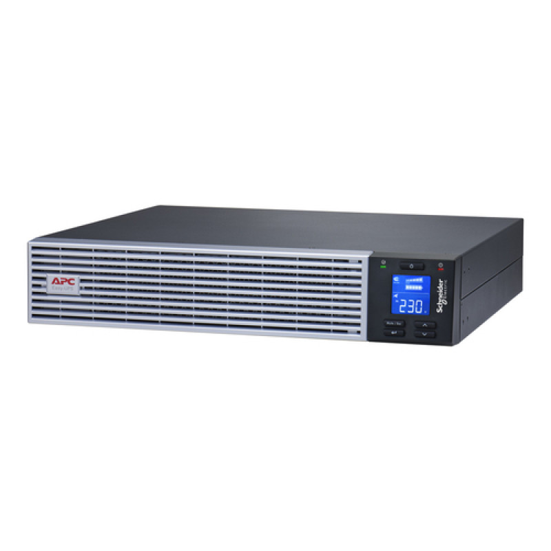 APC Easy UPS On-Line SRVL1KRIRK sistema de alimentación ininterrumpida, 1000 VA / 900 W, Li-Ion, rack 2U, con kit de carriles