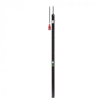 APC Easy PDU EPDU2116SMBO unidad de distribución de energía para rack con medición y conmutación por salida, ZeroU, 16 A, 230 V, 20 x C13 y 4 x C19, cable de 3 m