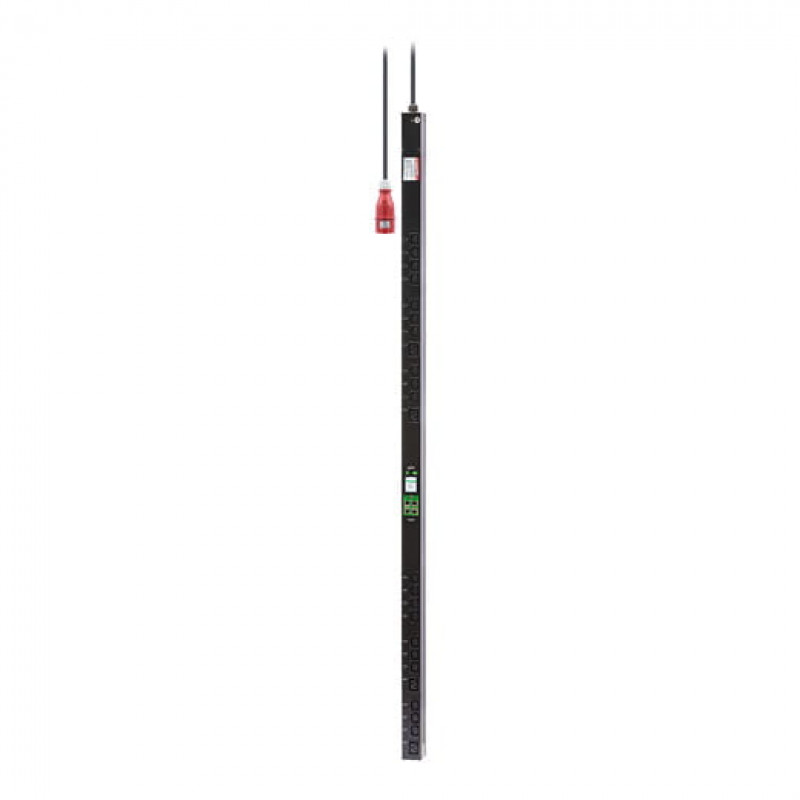 APC Easy PDU EPDU2116SMBO unidad de distribución de energía para rack con medición y conmutación por salida, ZeroU, 16 A, 230 V, 20 x C13 y 4 x C19, cable de 3 m